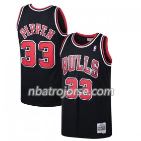 Män Chicago Bulls Tröja Scottie Pippen 33 Hardwood Classics Swingman